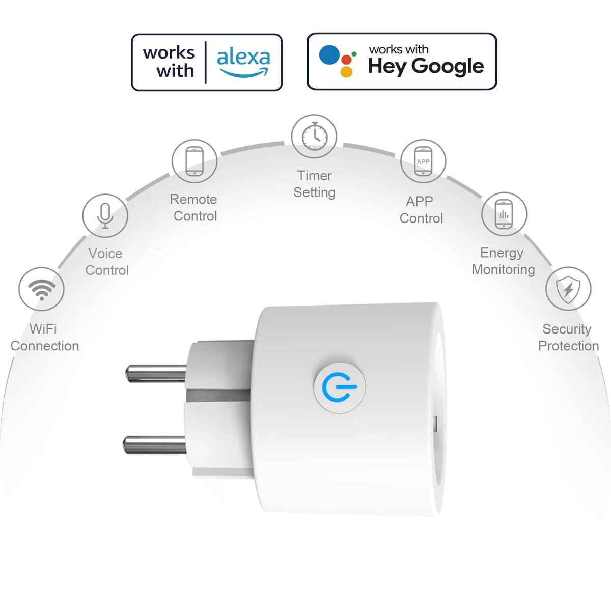 ANTELA Enchufe Inteligente WiFi 16A (pack de 4) — imagen 2