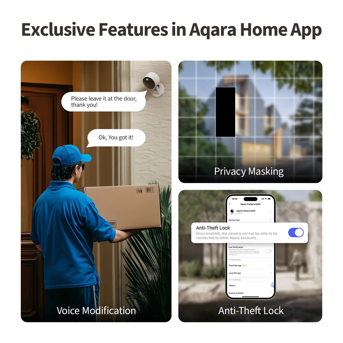 Aqara Camera G100 — cámara 2K interior/exterior con HomeKit Secure Video — imagen 7