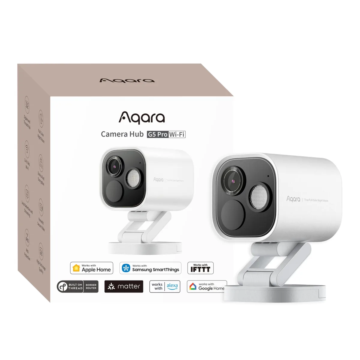 Aqara Camera Hub G5 Pro — cámara 4MP de exterior con hub Zigbee/Thread y Matter — imagen 7