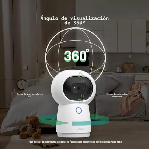Aqara Camera Hub G3 — cámara 2K PTZ de interior con hub Zigbee y mando IR — imagen 8