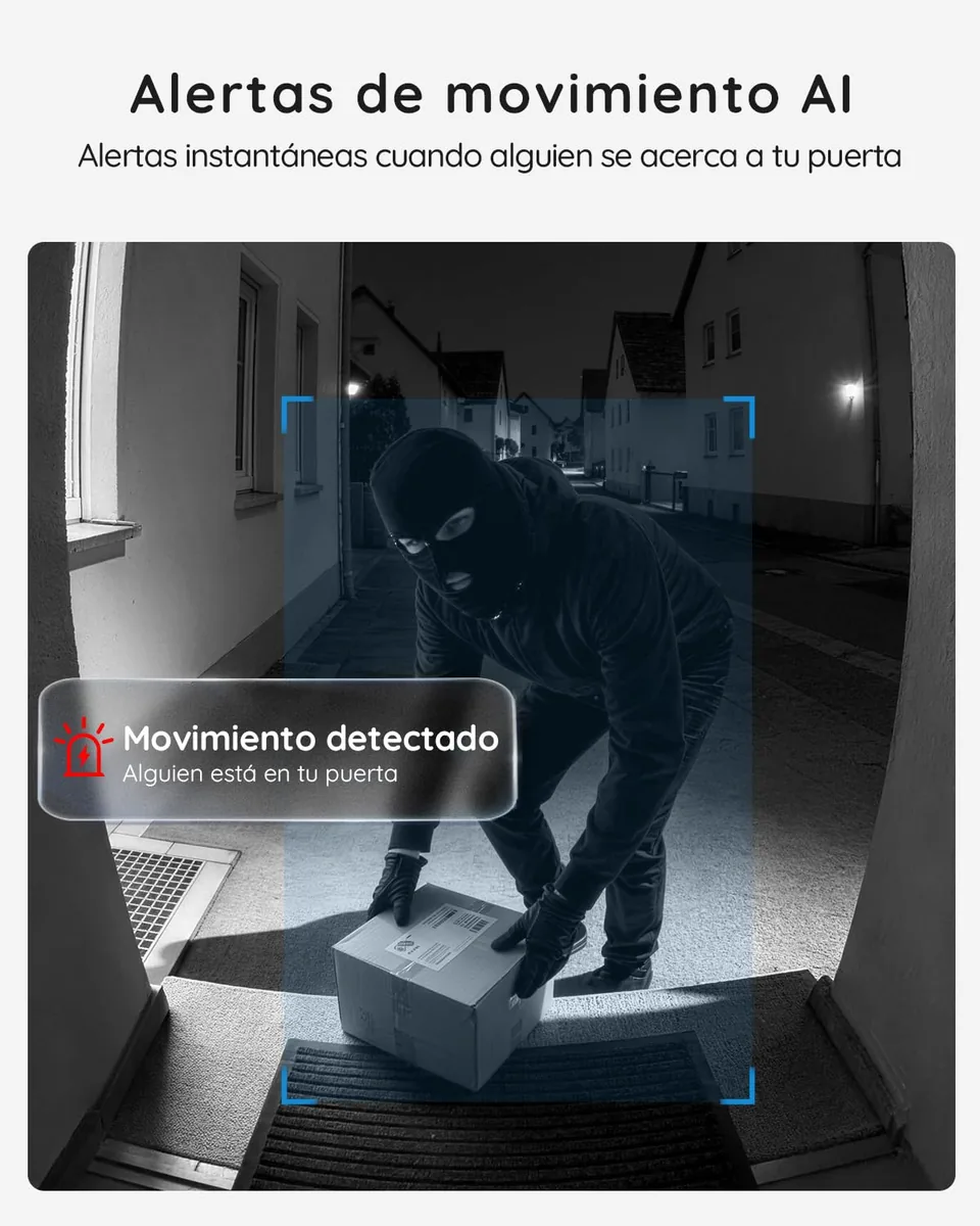 BOIFUN Video Doorbell J1 — videoportero 2K con campanilla — imagen 4