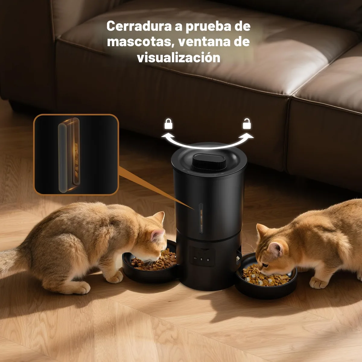 AONBOY A6 — comedero automático doble de 5 L con WiFi y app — imagen 8