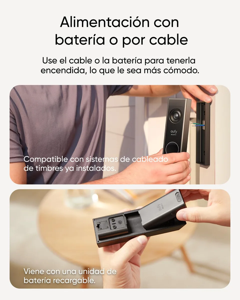 eufy Security Video Doorbell E340 — videoportero de doble cámara — imagen 5