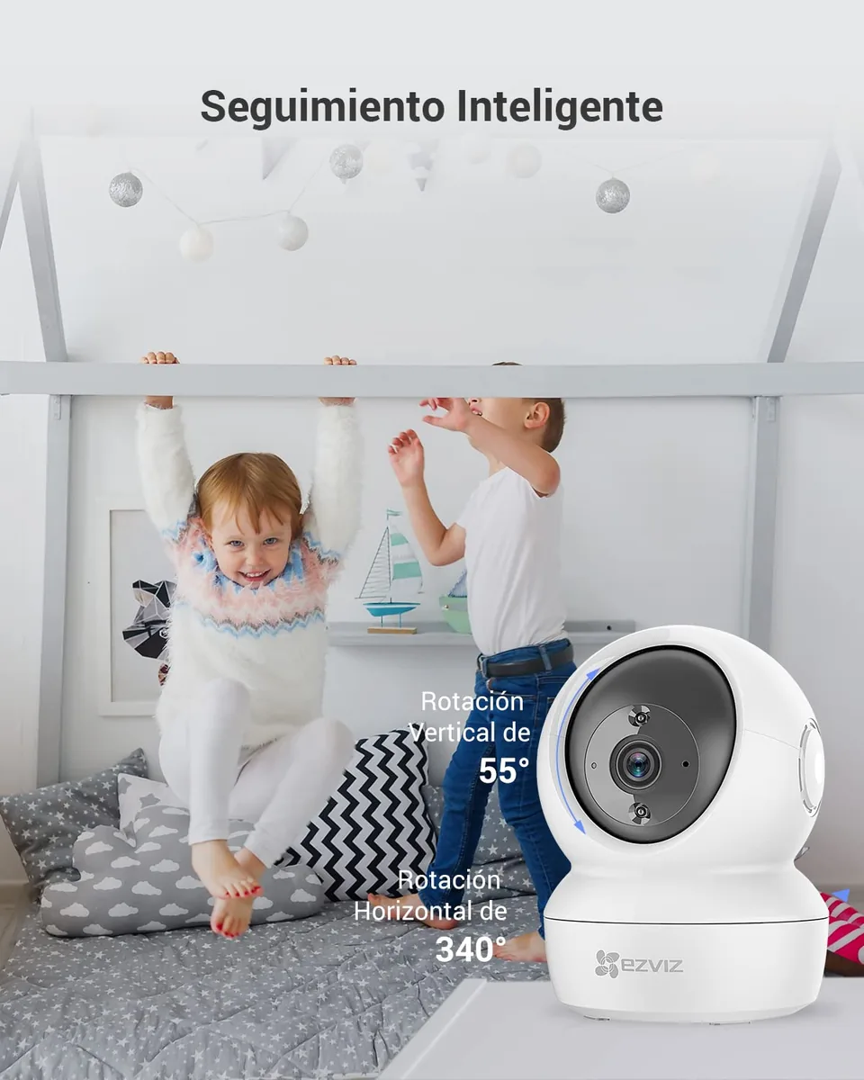 EZVIZ C6N (pack de 2) — cámaras de interior 1080p con giro 360° — imagen 4