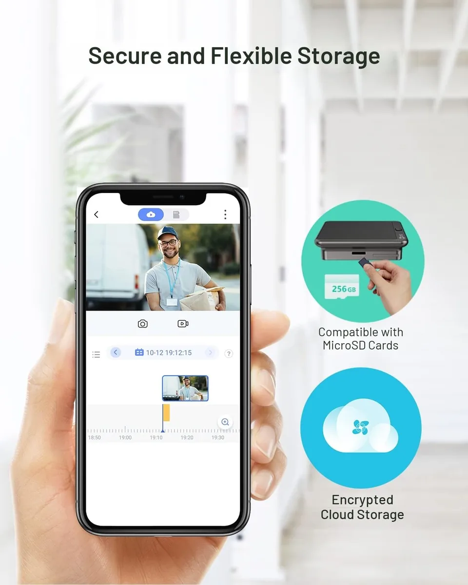EZVIZ CP4 — mirilla digital con pantalla táctil y detección PIR — imagen 7