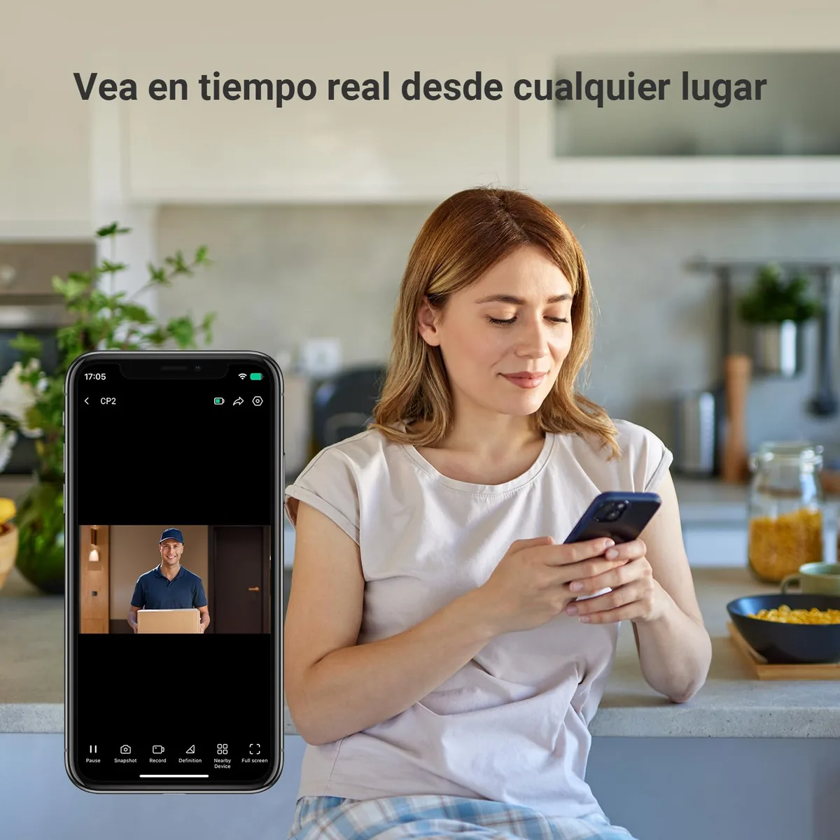 EZVIZ CP2 — mirilla digital de puerta con pantalla 4,3" — imagen 3