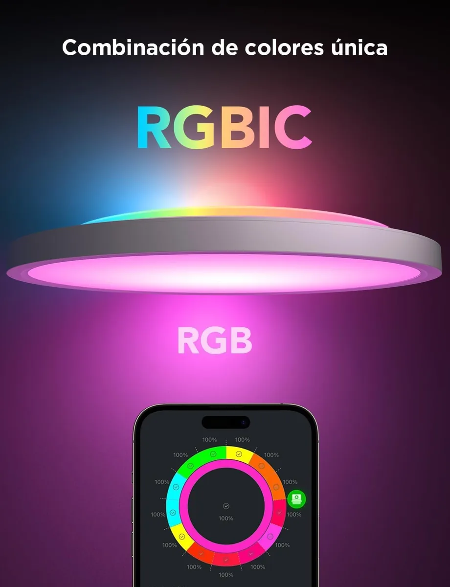 Govee RGBIC Plafón LED de Techo 30 cm (H60A1) — imagen 2