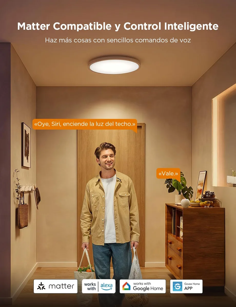 Govee RGBIC Plafón LED de Techo 30 cm (H60A1) — imagen 4
