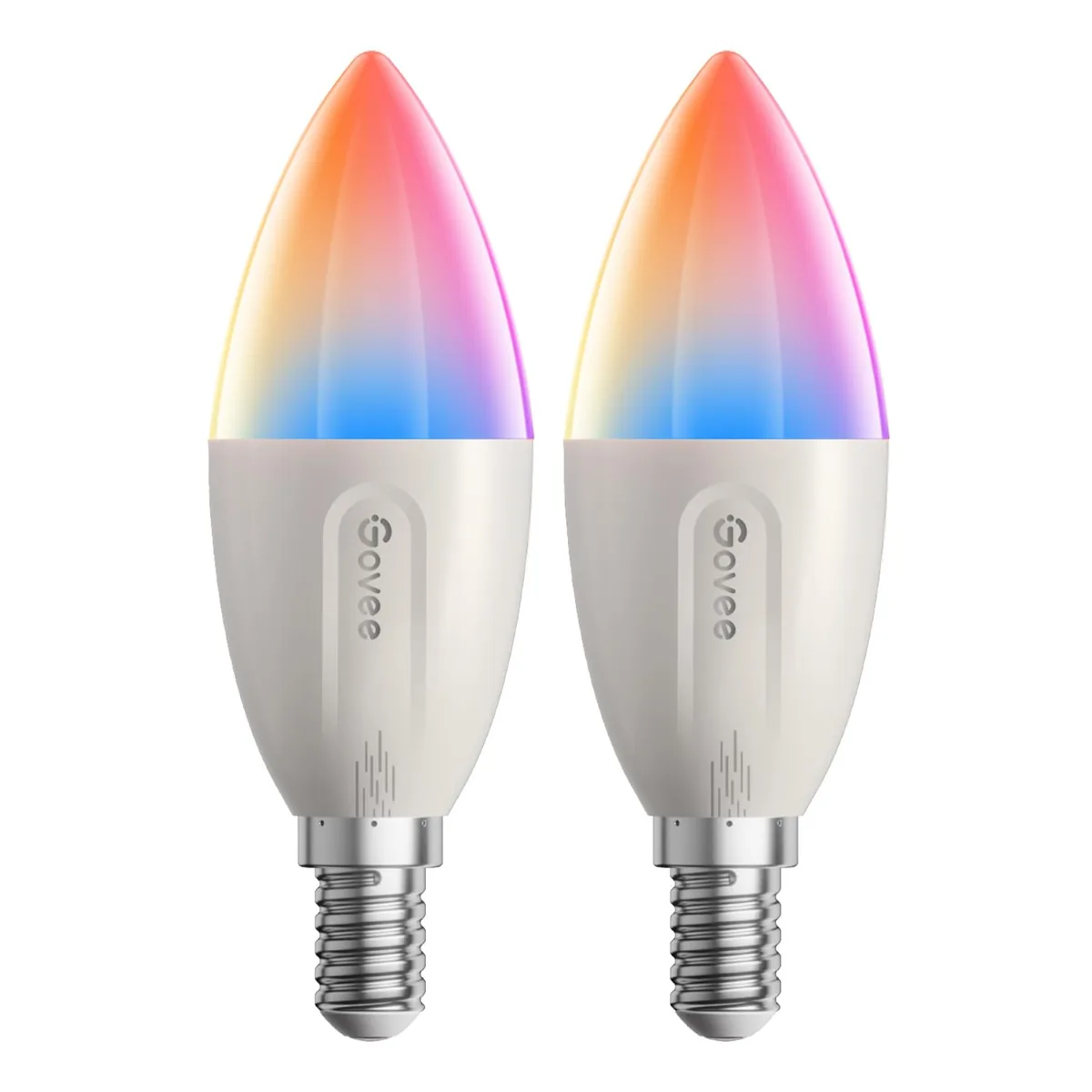 Govee Bombilla Inteligente E14 RGBWW (H600C) con Matter — pack de 2