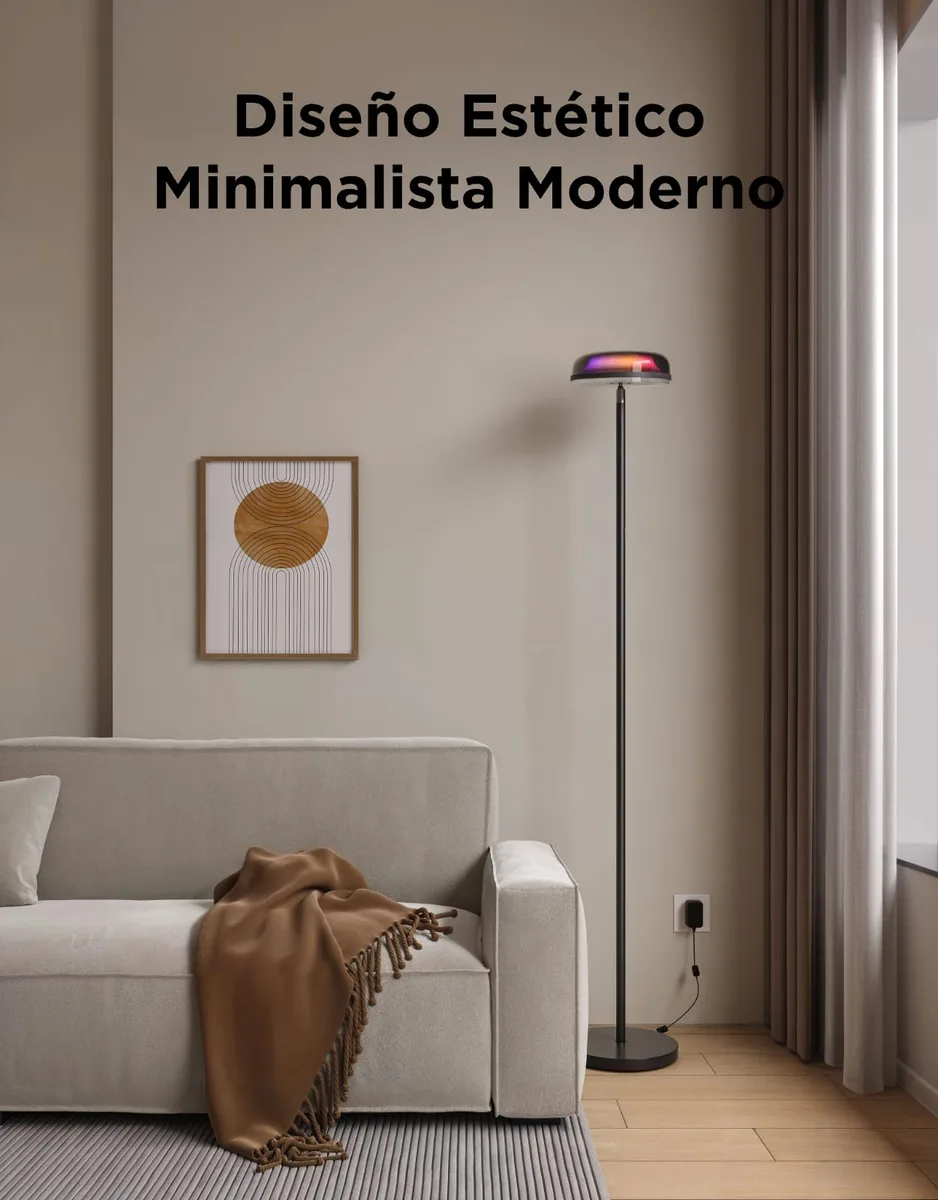 Govee Lámpara de Pie RGBIC de 3 zonas (H60B0) con Matter — imagen 6