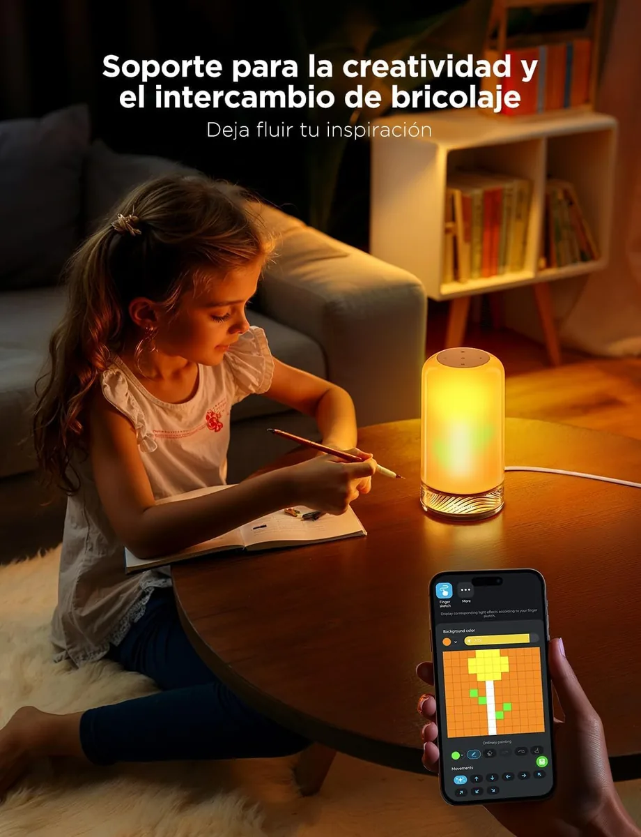 Govee Lámpara de Mesita RGBICWW (H6022) con Matter — imagen 8