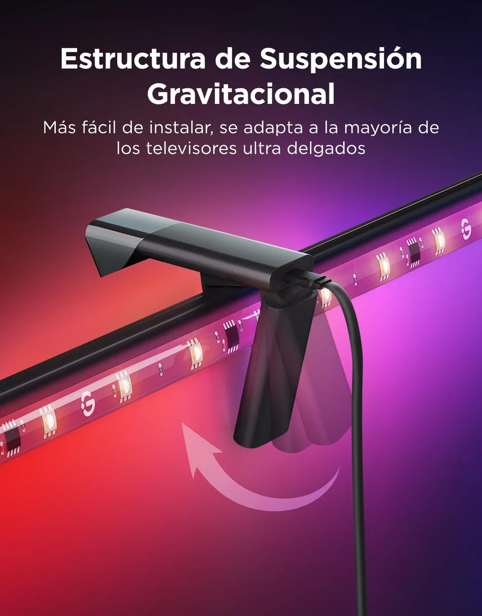 Govee TV Backlight 3 Lite (H6690) — retroiluminación con cámara para TV — imagen 8