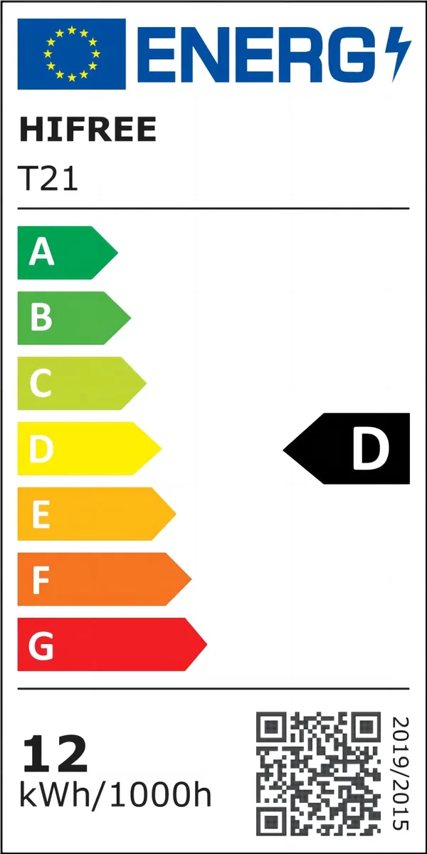 Hifree T21 — lámpara de mesita inteligente RGB con control táctil — imagen 8