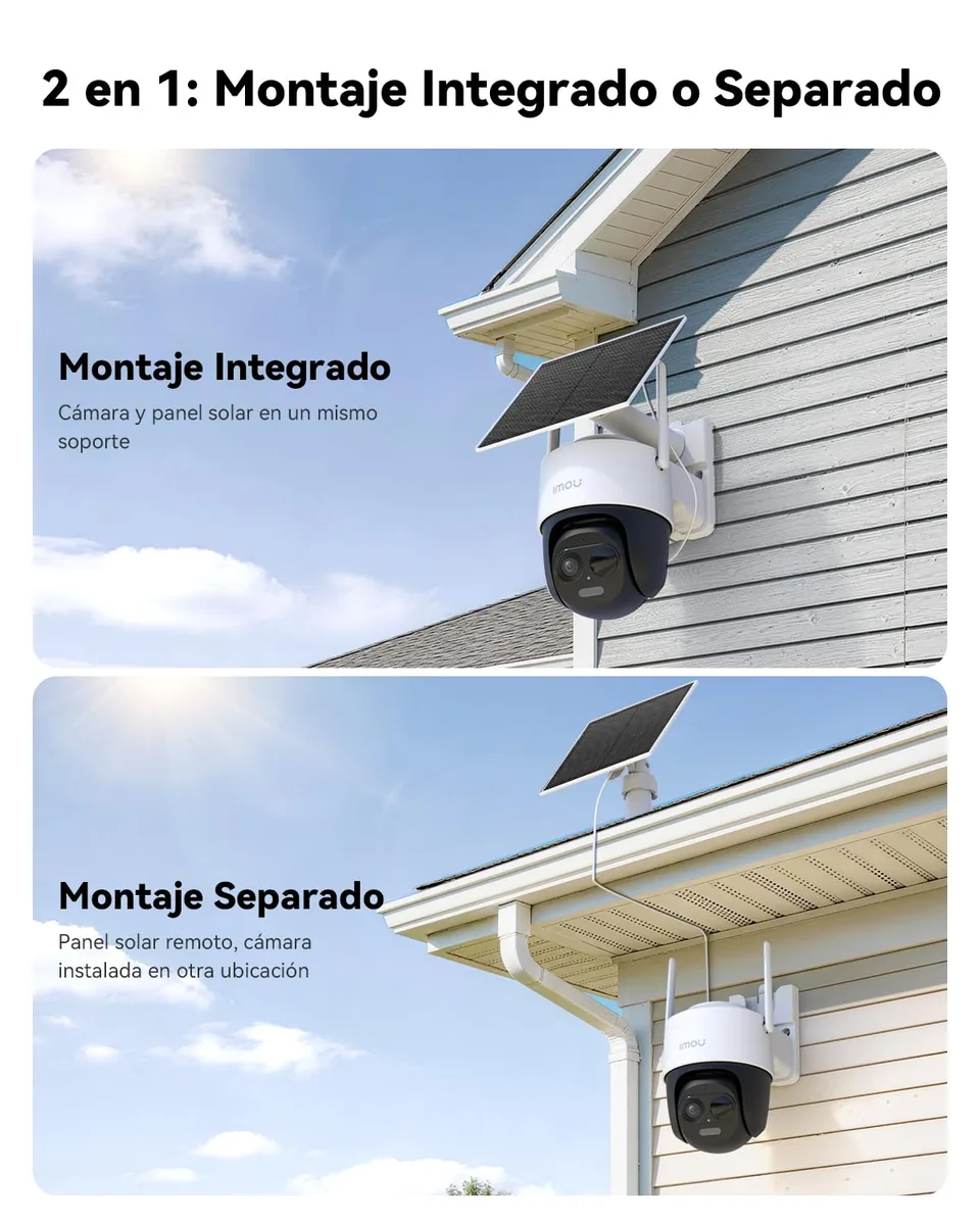 Imou Cell PT 2C — cámara exterior solar 2K sin cables — imagen 3