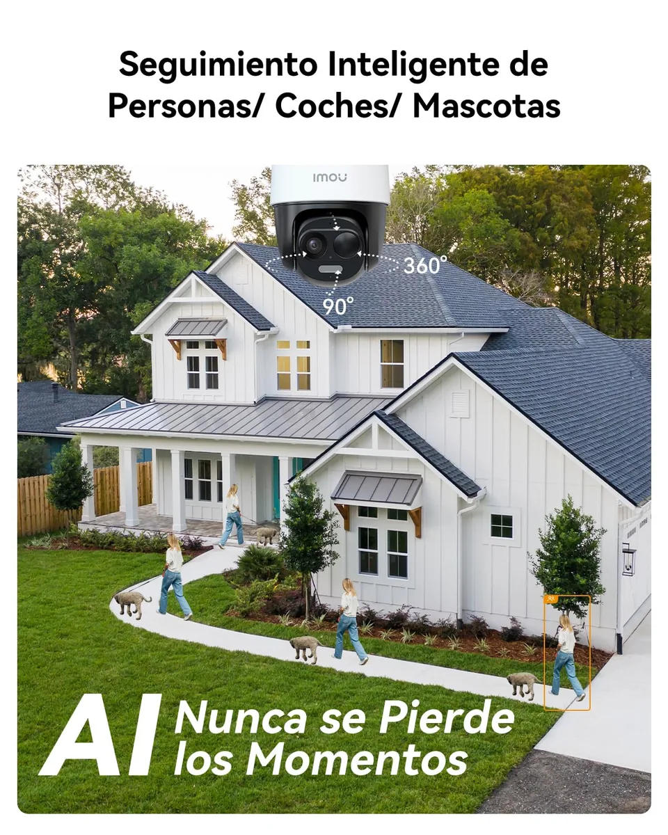 Imou Cell PT 2C — cámara exterior solar 2K sin cables — imagen 7
