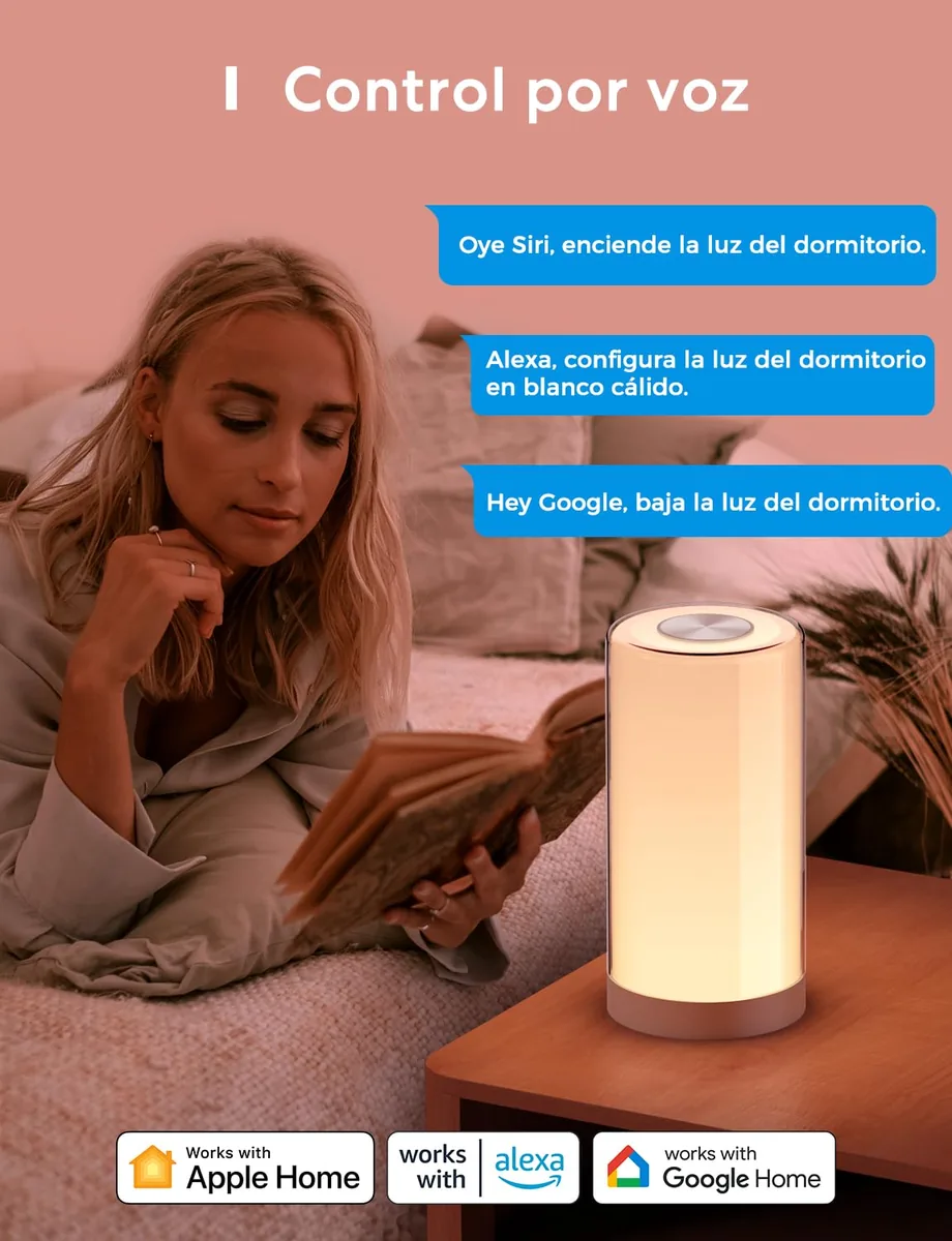 meross Lámpara Nocturna Táctil WiFi (MSL430HK) — imagen 2