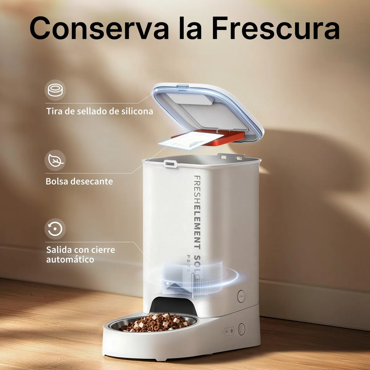 PETKIT Fresh Element Solo — comedero automático 3 L con WiFi y app — imagen 4