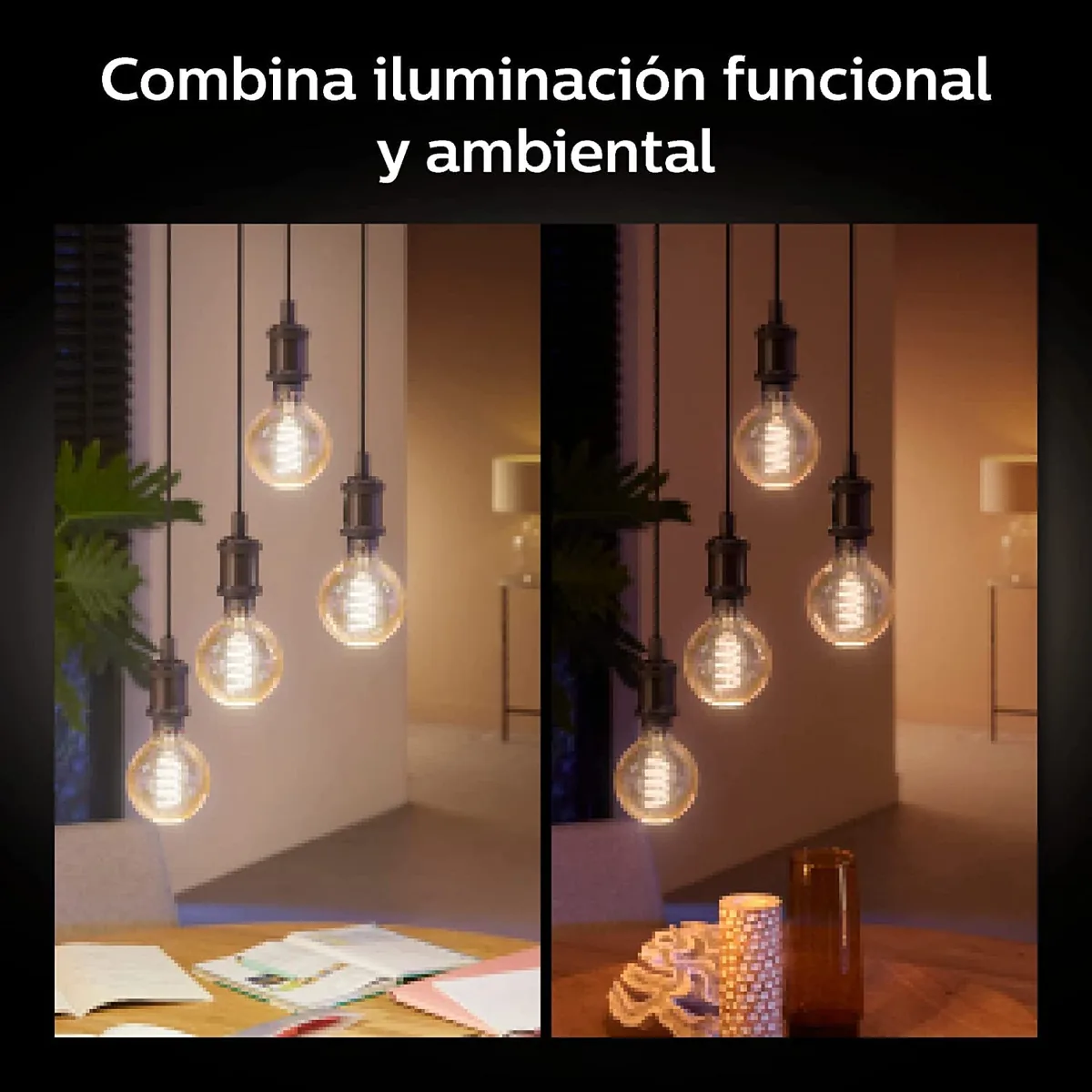 Philips Hue White Ambiance Filamento E27 (A60) — imagen 2