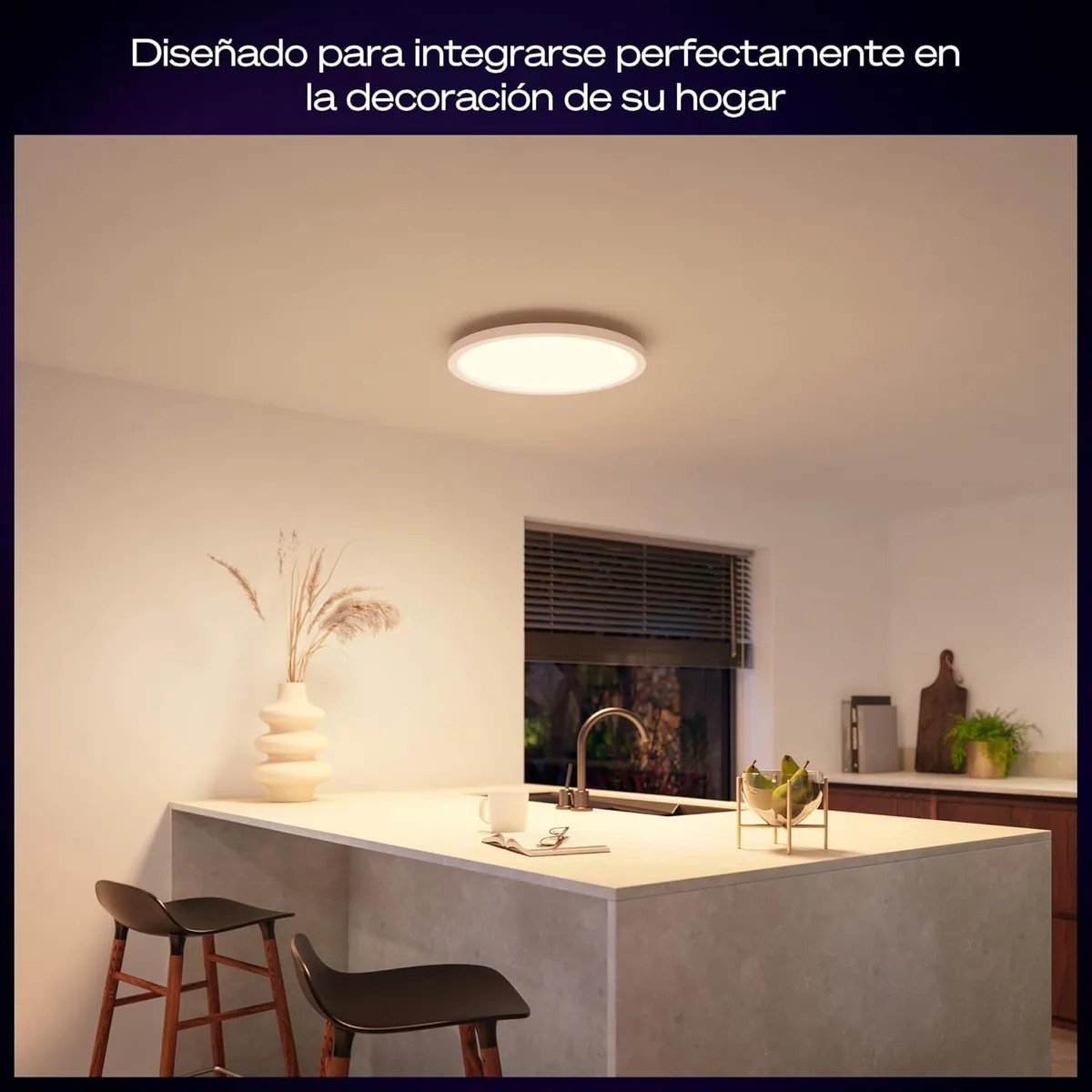 Philips Hue Devote — panel LED de techo redondo 30 cm — imagen 3