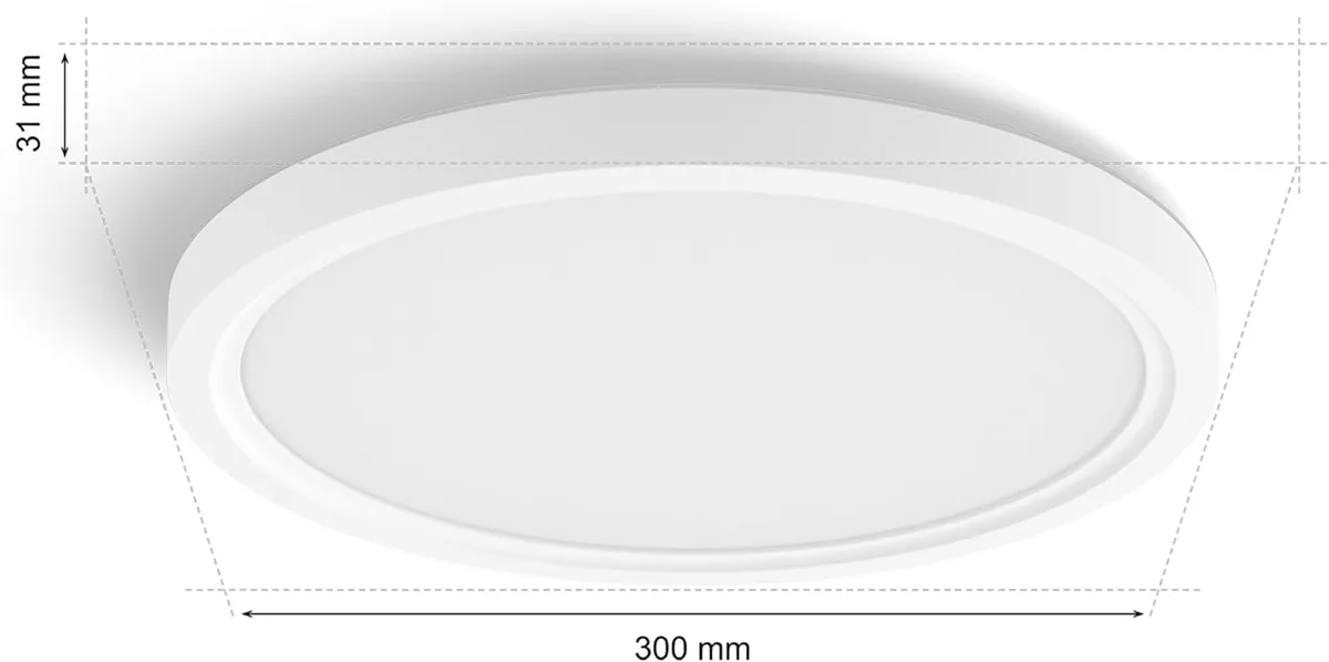 Philips Hue Devote — panel LED de techo redondo 30 cm — imagen 8