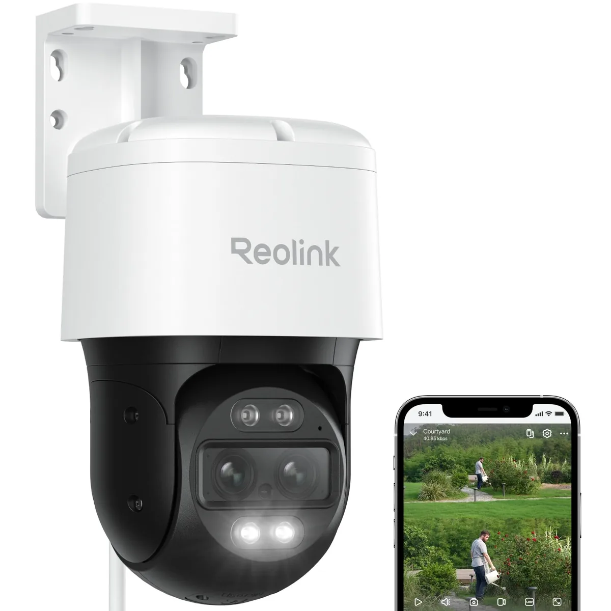 Reolink TrackMix PoE — cámara exterior 4K de doble objetivo