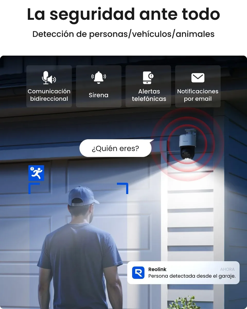 Reolink TrackMix PoE — cámara exterior 4K de doble objetivo — imagen 5