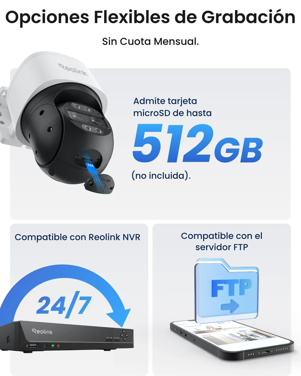 Reolink TrackMix PoE — cámara exterior 4K de doble objetivo — imagen 6