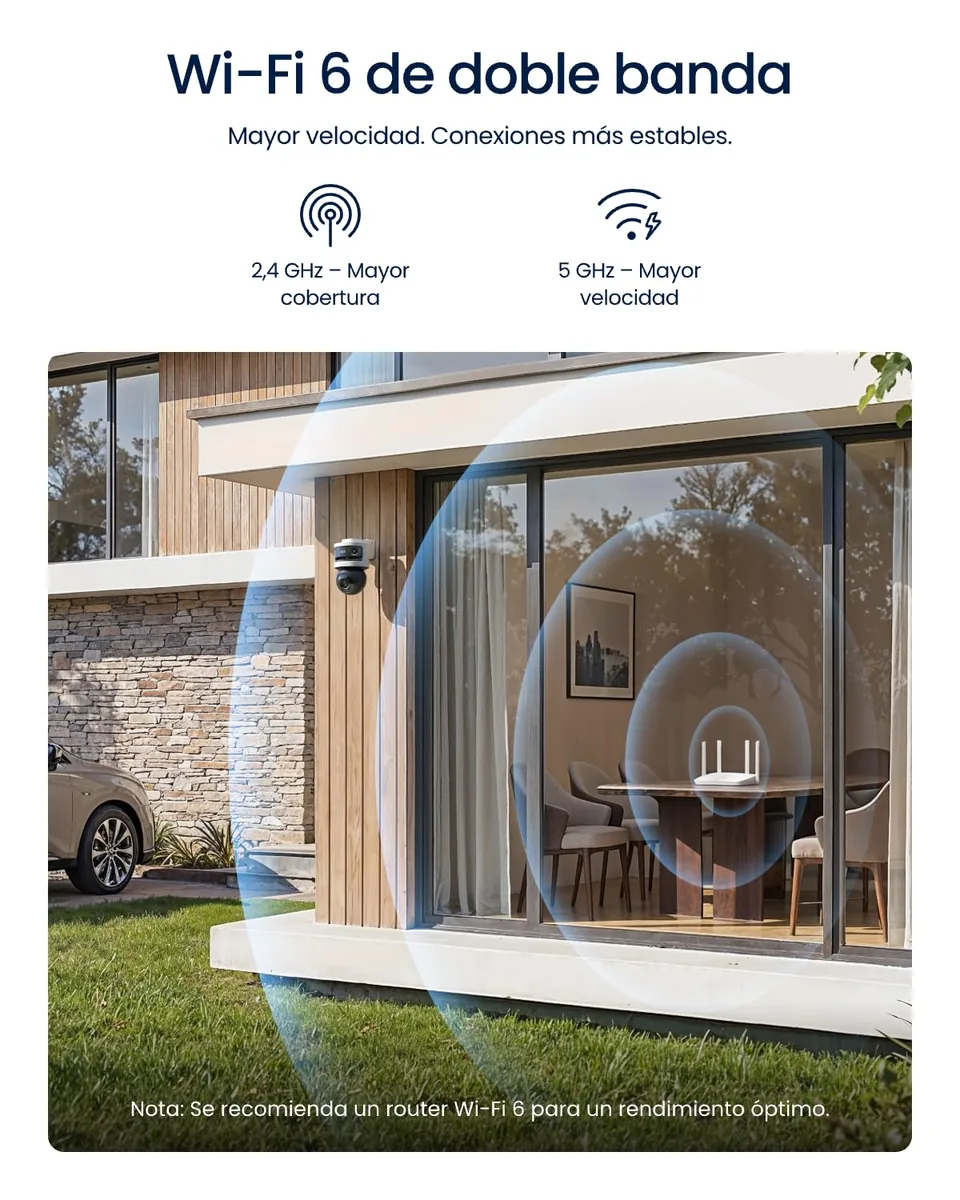 Reolink OMVI 3i WiFi — cámara exterior de triple objetivo con vista 180° + seguimiento 4K — imagen 6