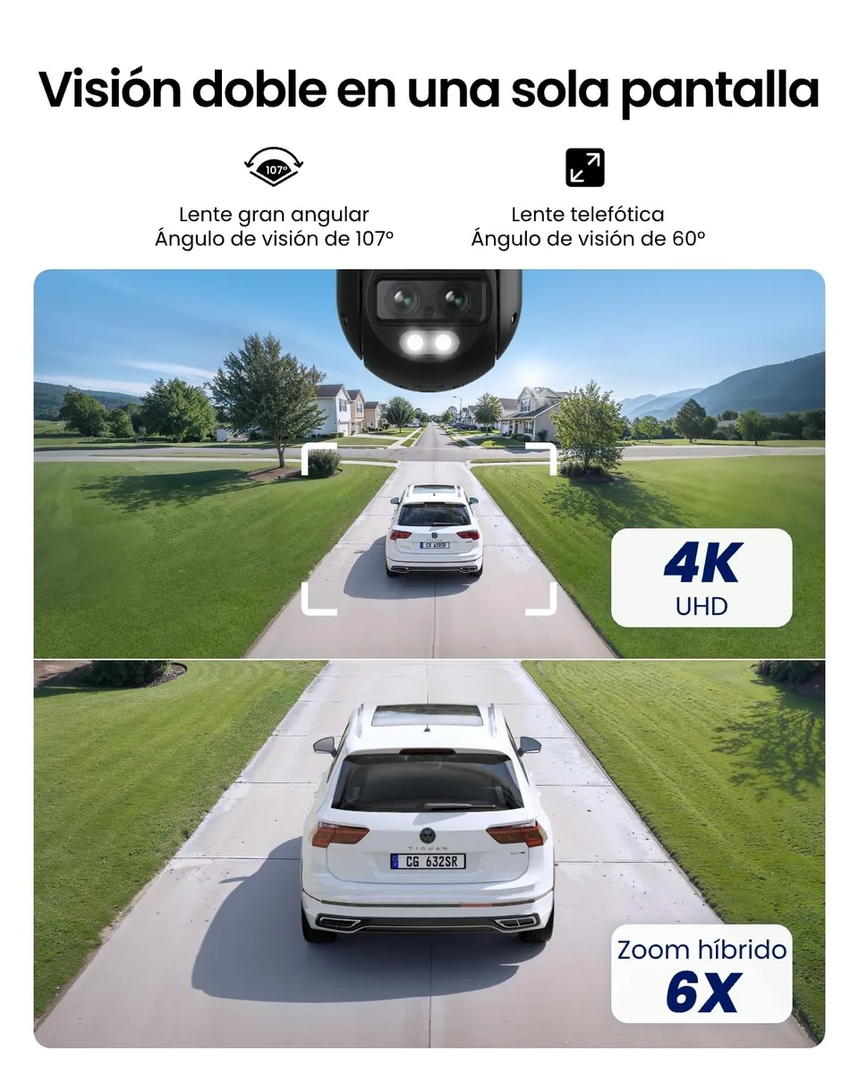 Reolink TrackMix WiFi — cámara exterior 4K de doble objetivo — imagen 3