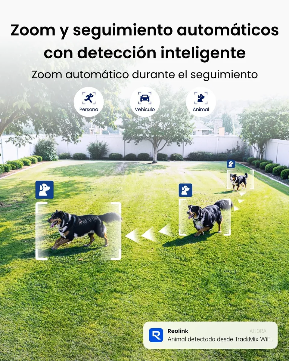 Reolink TrackMix WiFi — cámara exterior 4K de doble objetivo — imagen 4