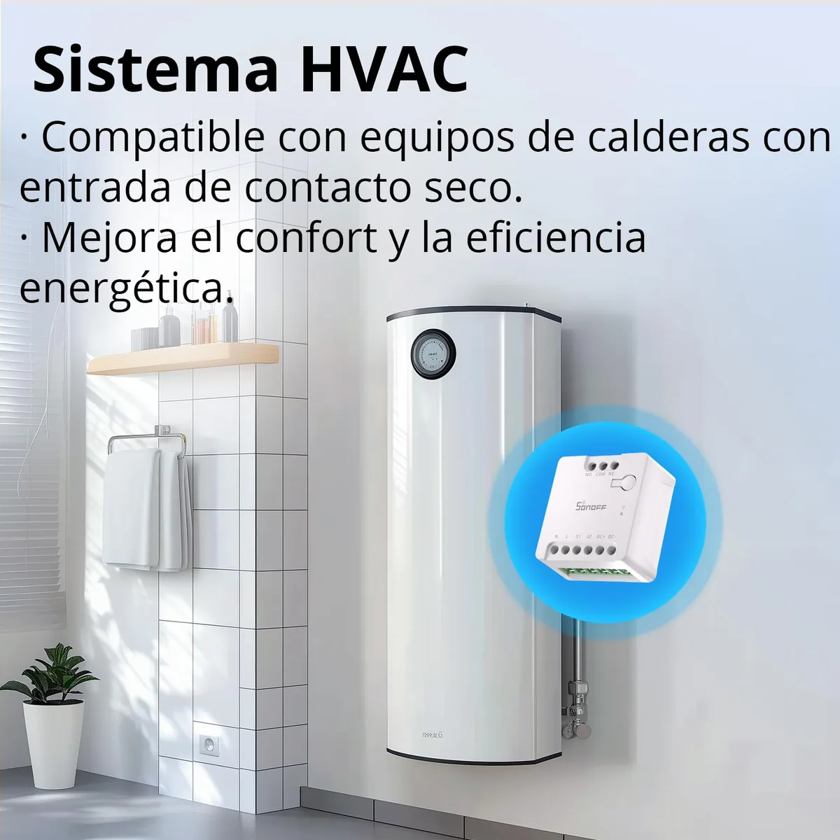 SONOFF MINI-D — módulo inteligente para abrir puerta de garaje o cancela (Matter) — imagen 3