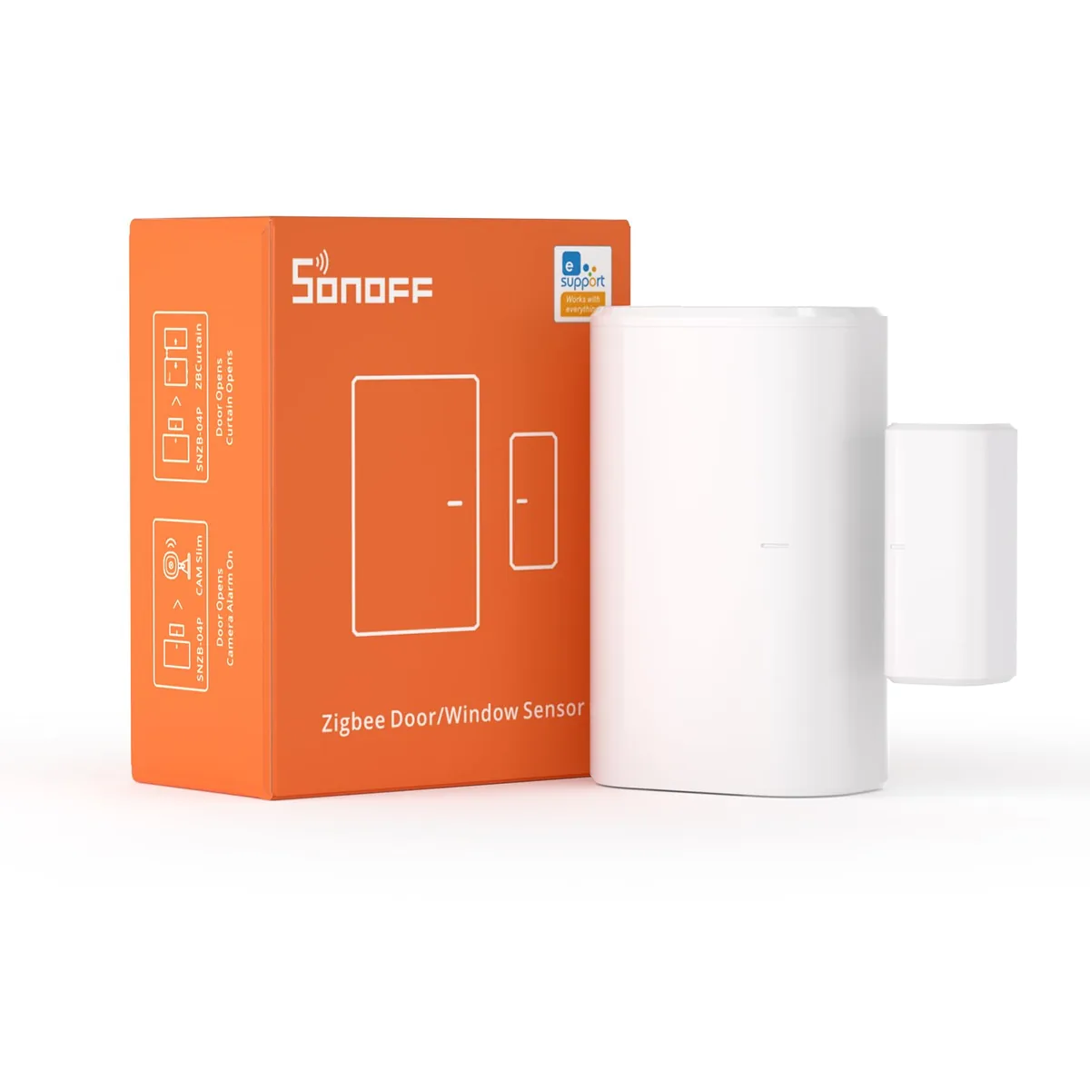 SONOFF SNZB-04P — sensor Zigbee de puerta y ventana (requiere hub Zigbee)