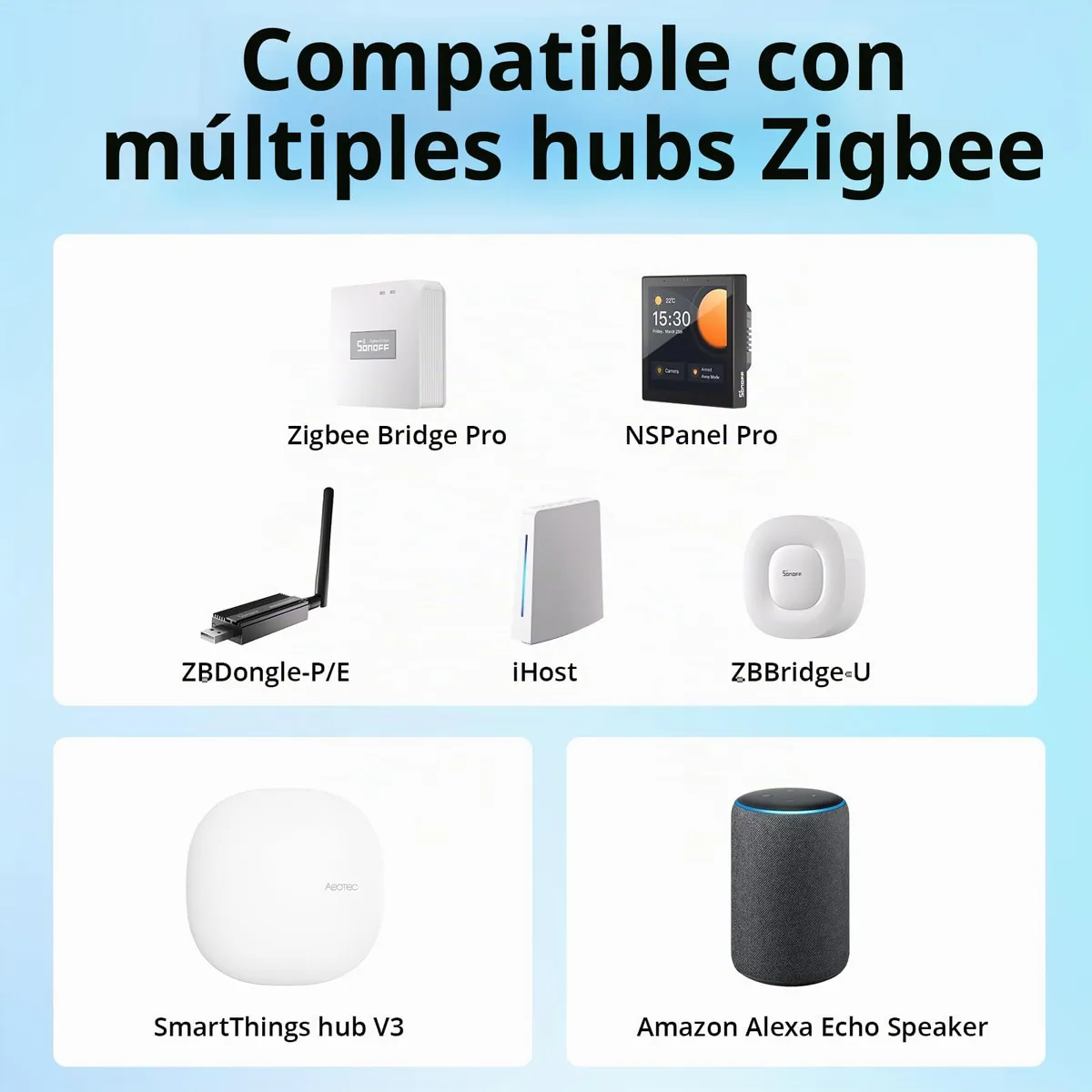 SONOFF ZBMINI-L2 — micromódulo Zigbee sin neutro para hacer inteligente un interruptor (pack de 2) — imagen 8