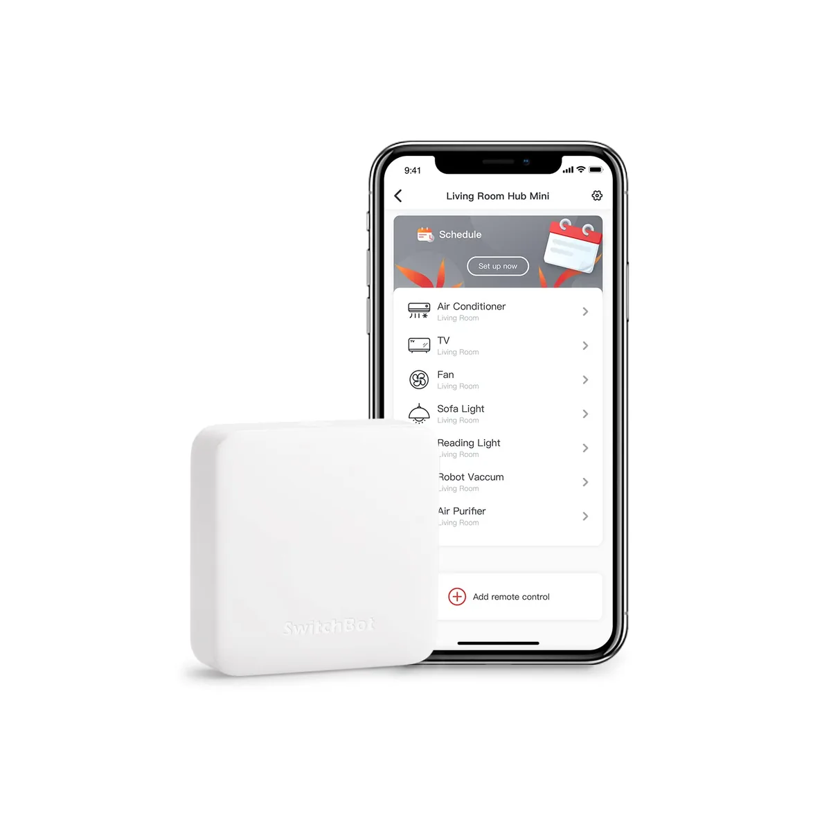 SwitchBot Hub Mini — mando universal por infrarrojos y pasarela para dispositivos SwitchBot
