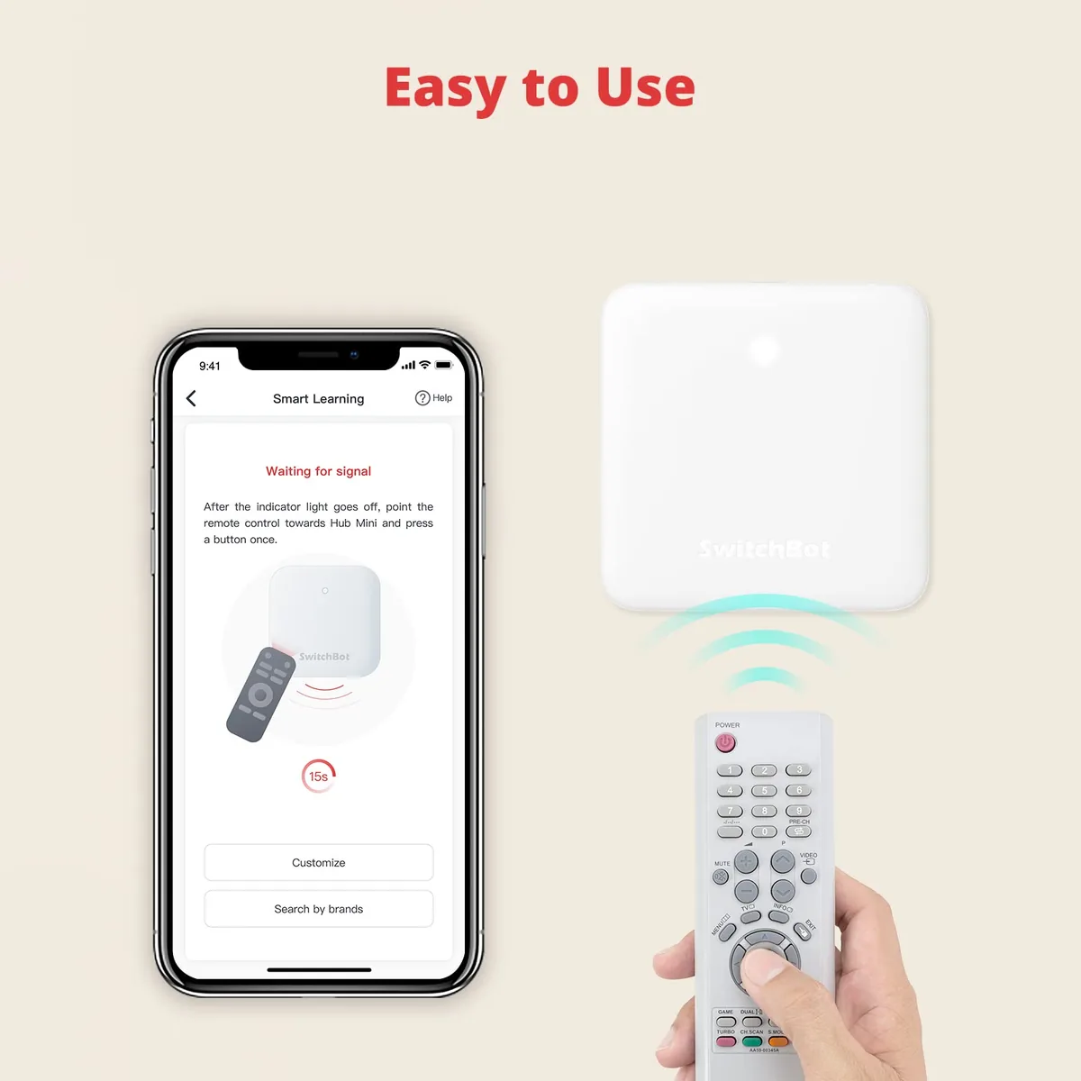 SwitchBot Hub Mini — mando universal por infrarrojos y pasarela para dispositivos SwitchBot — imagen 2