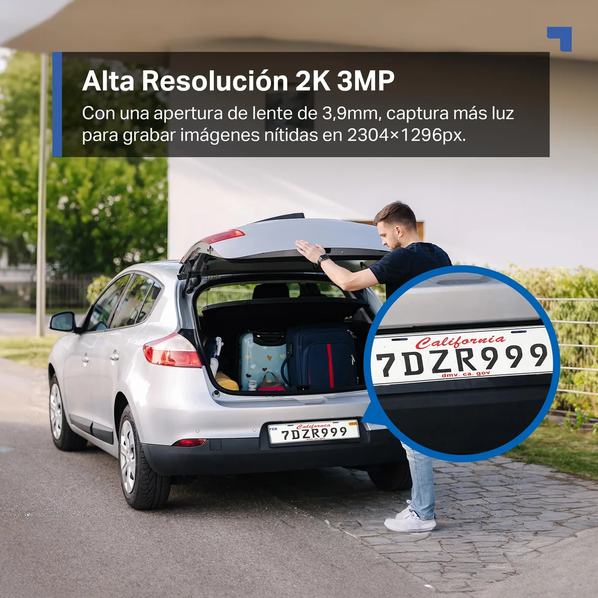 TP-Link Tapo C51A — cámara exterior 2K con giro 360° — imagen 4