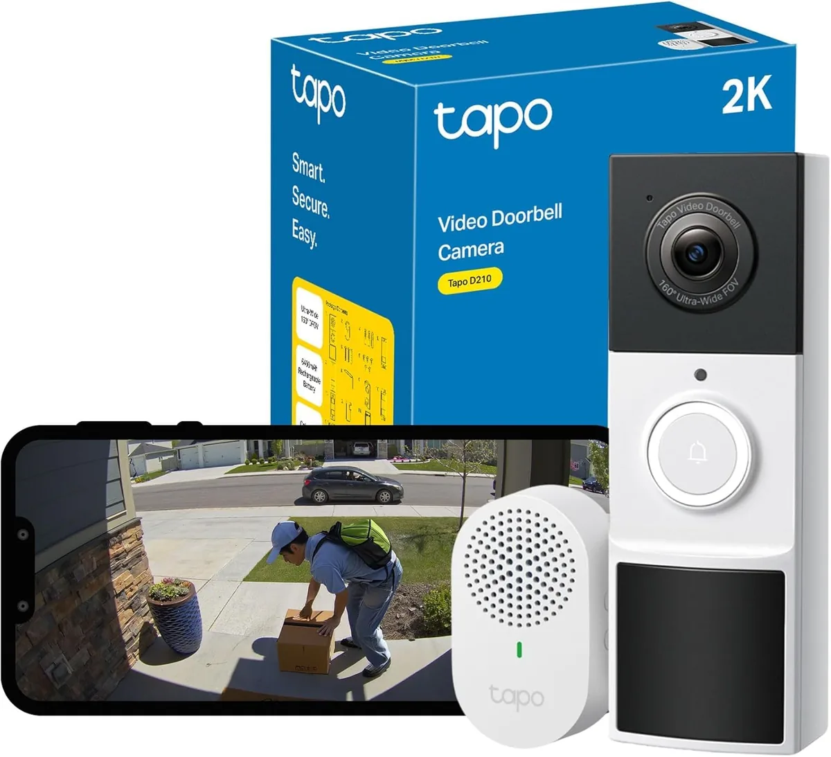 TP-Link Tapo D210 — videoportero 2K con batería