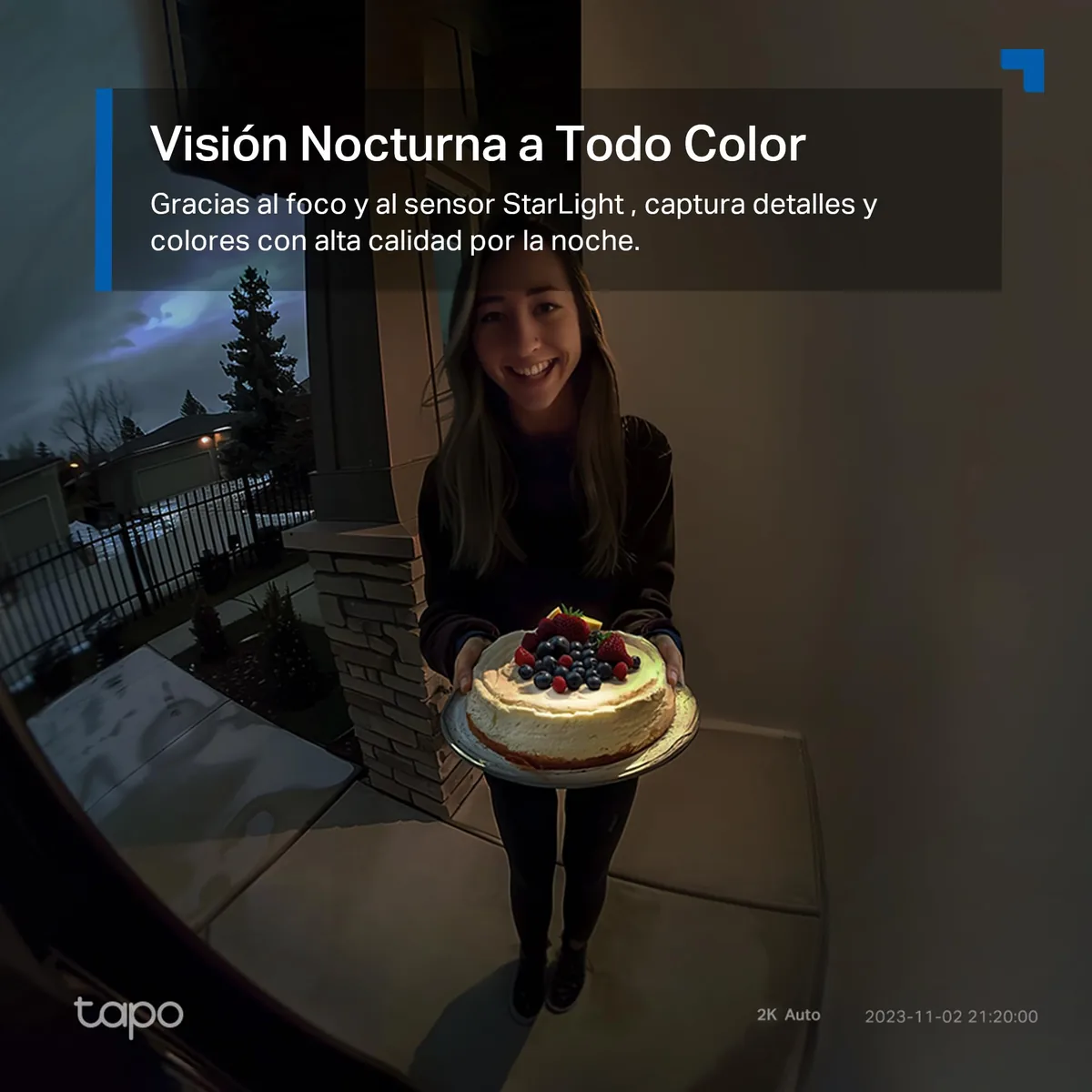 TP-Link Tapo D210 — videoportero 2K con batería — imagen 4