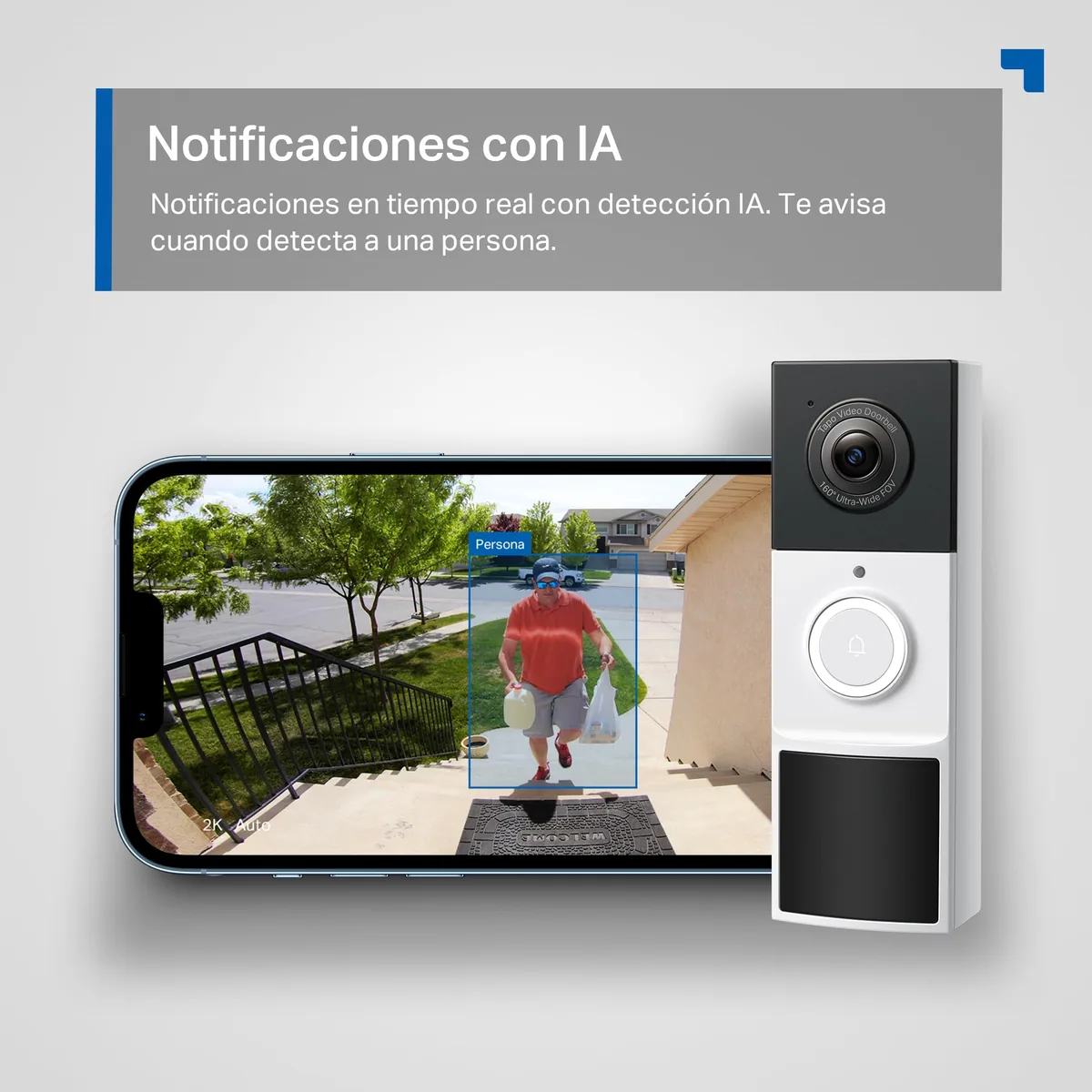 TP-Link Tapo D210 — videoportero 2K con batería — imagen 5