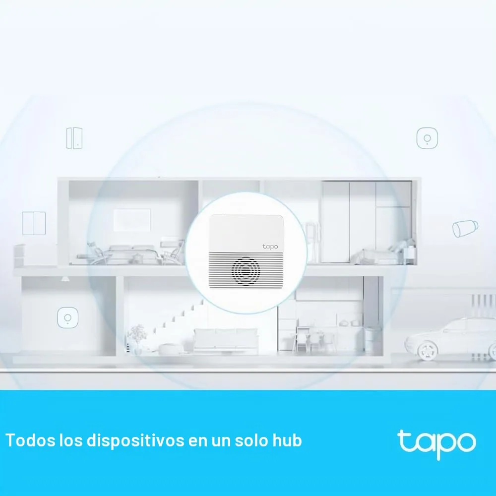 Tapo H200 — hub inteligente con alarma y timbre para sensores y cámaras Tapo — imagen 8