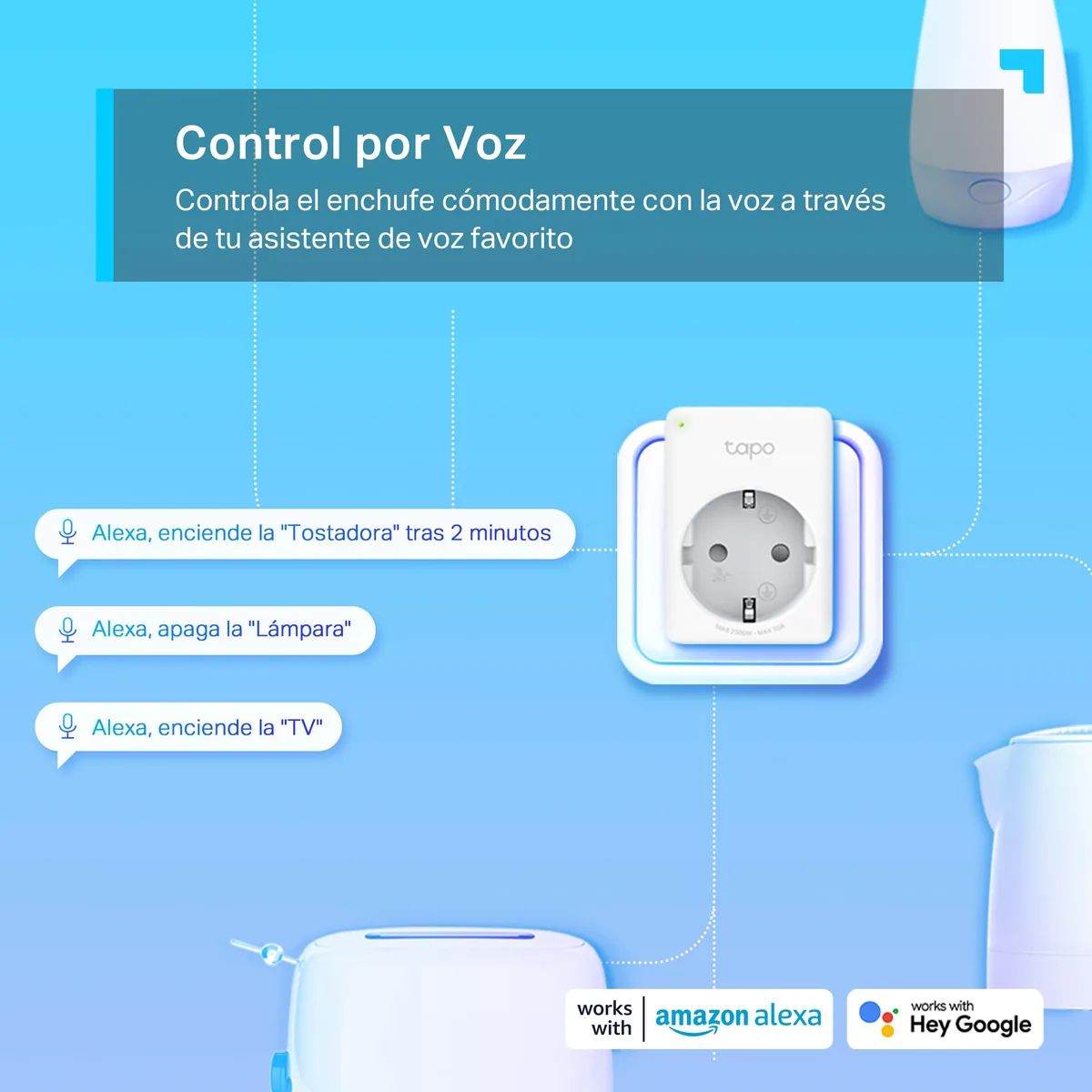 TP-Link Tapo P100 — enchufe inteligente WiFi — imagen 4
