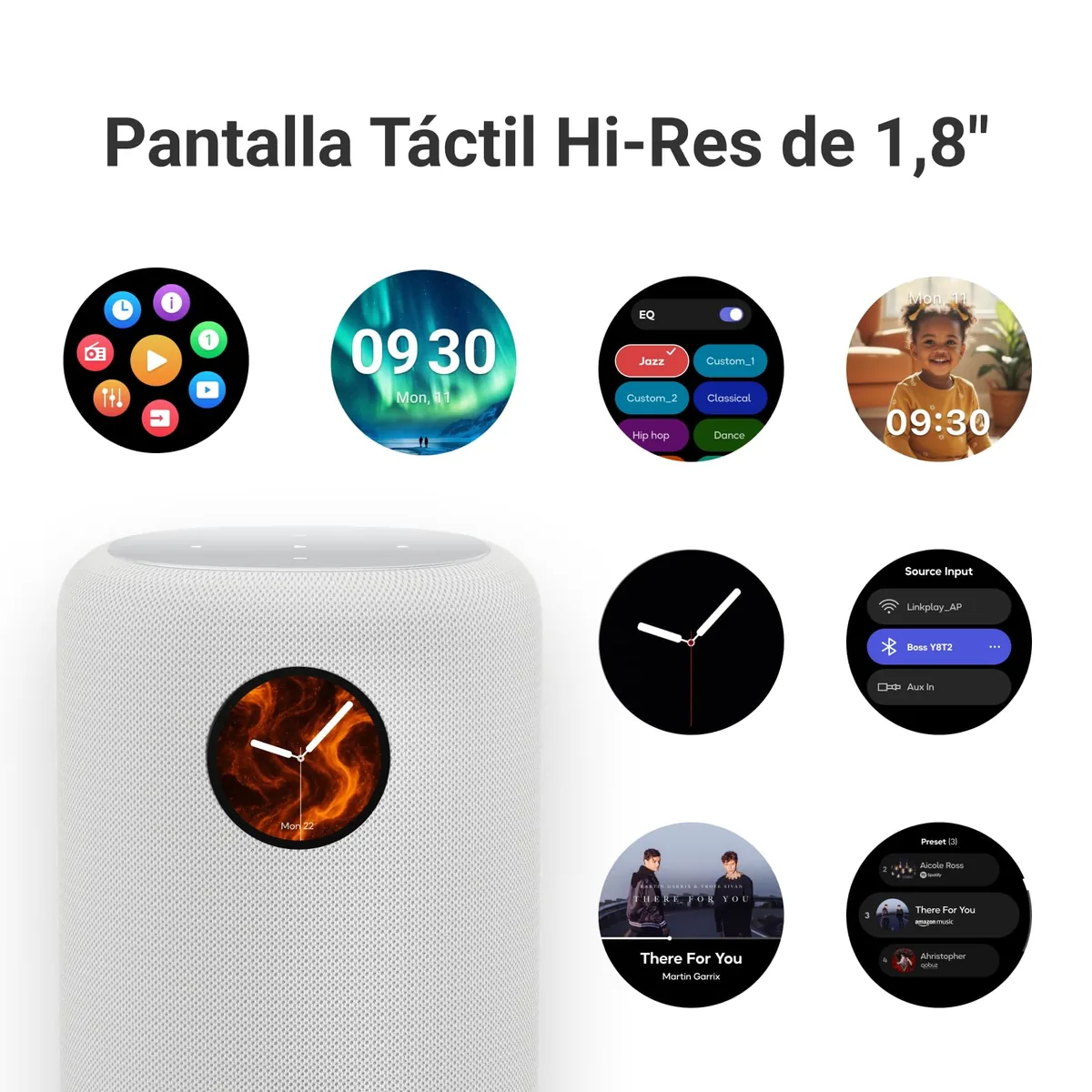 WiiM Sound — altavoz inteligente Hi-Res con WiFi, pantalla táctil y mando — imagen 2