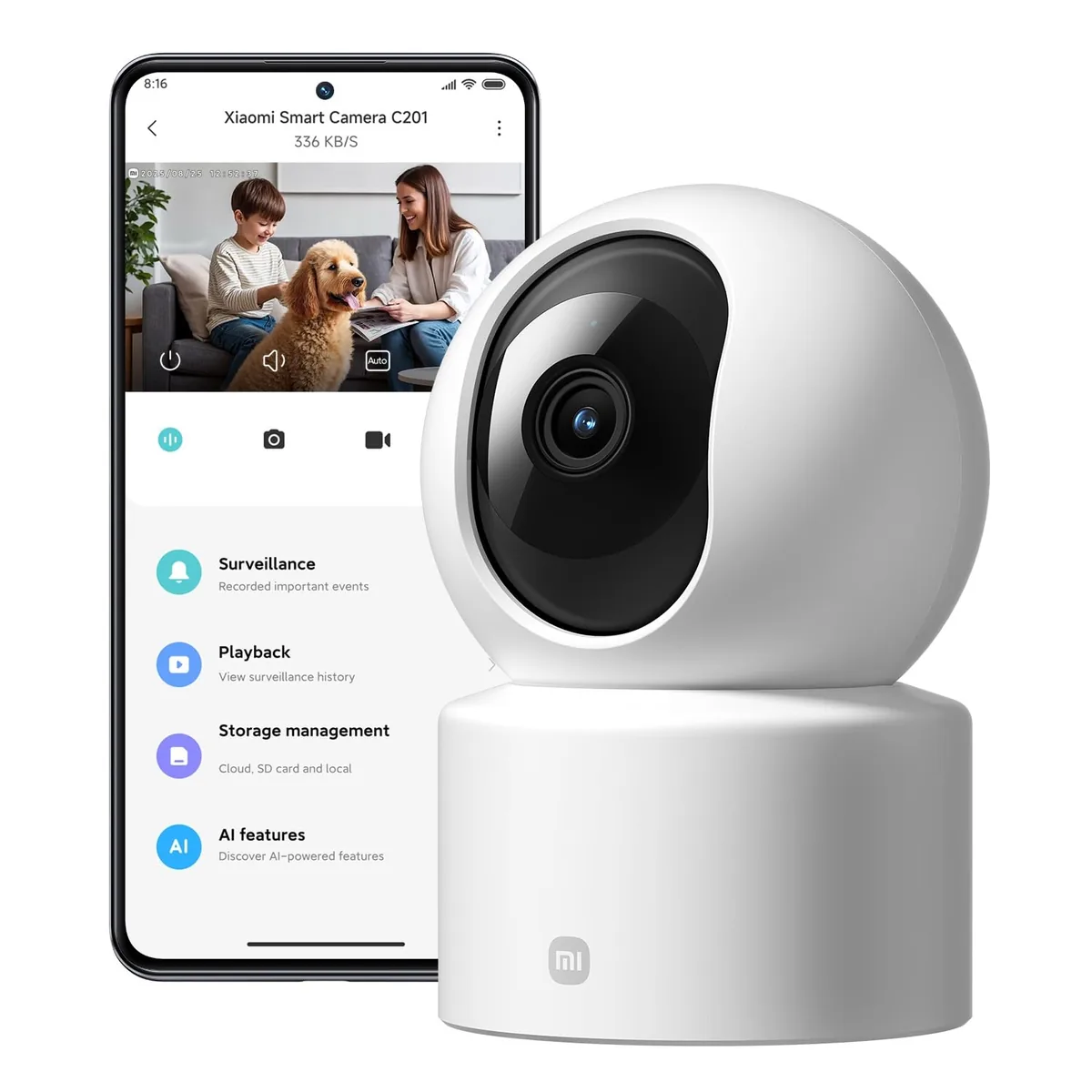Xiaomi Mi 360° Home Security Camera 2K — cámara de interior con lente F1.4 — imagen 7