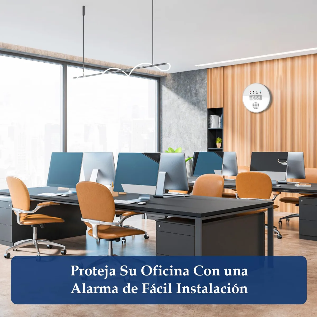 YISEELE — kit de alarma WiFi con central, sirena de 125 dB y 6 sensores — imagen 8